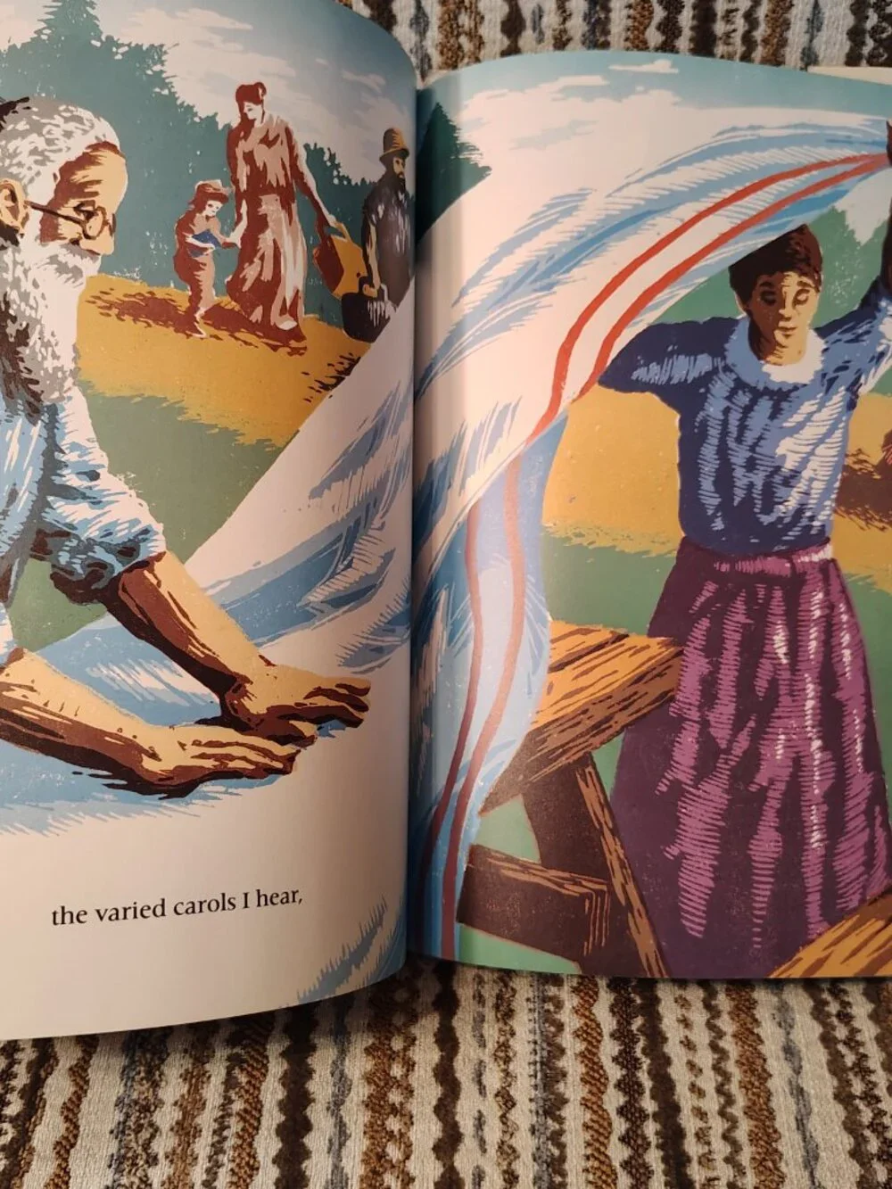 I Hear America Singing Walt Whitman HCDJ 1991 Illustrated By Robert Sabuda